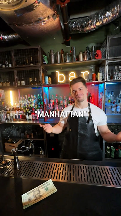 🔥Tantangan! MANHATTAN dalam 30 detik🍸 #flairbartending #flairbartender #koktail