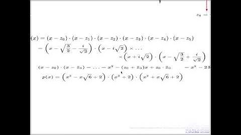 Lecture 4 -- Fundamental Theorem of Algebra and factorization of polynomials