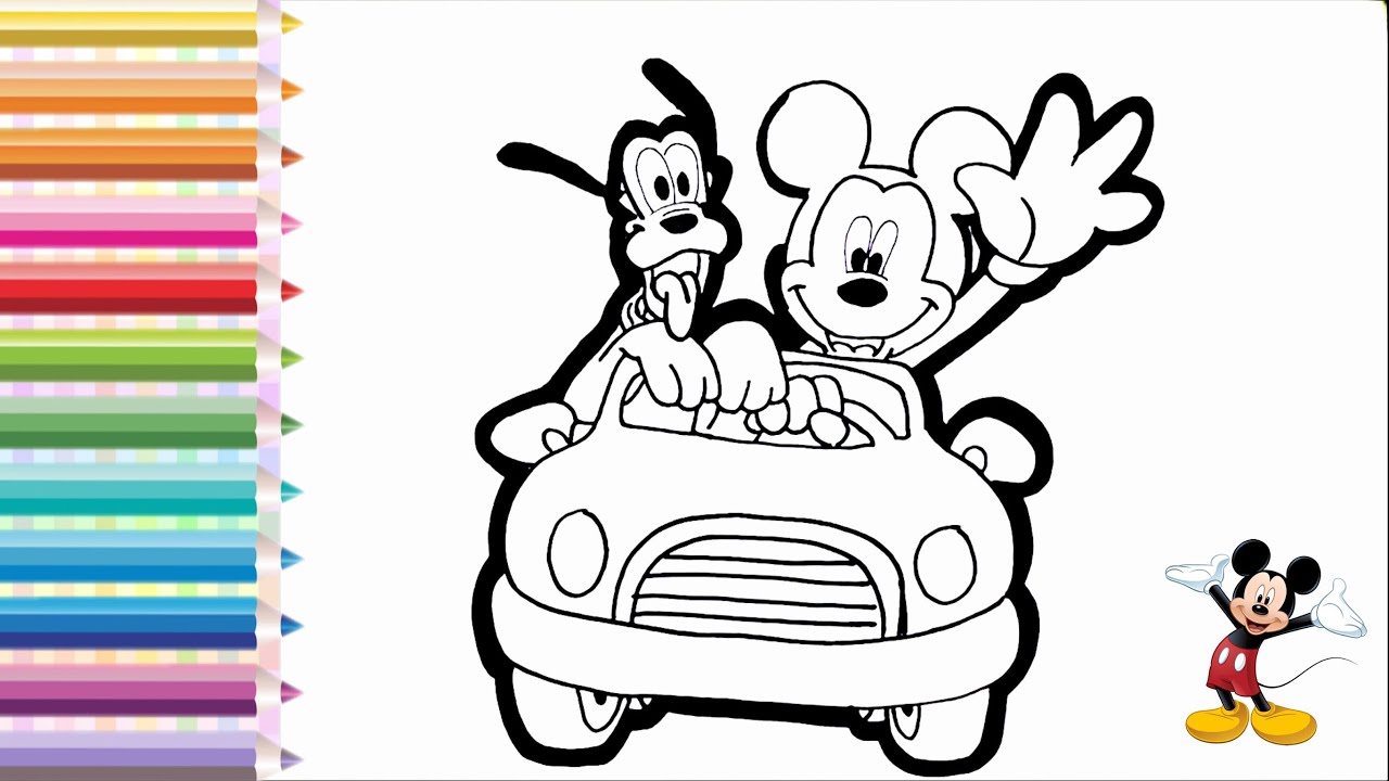 Dibuja y colorea a MICKEY MOUSE y su amigo PLUTO 🐭🐶/ dibujos para colorear - YouTube dibuja-y-colorea-a-mickey-mouse-con-sus-amigos-dibujos-para-ni-os-youtube