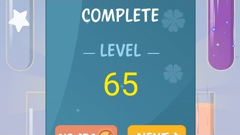 How To Solve Water Color Sort Level 65 | Shorts video