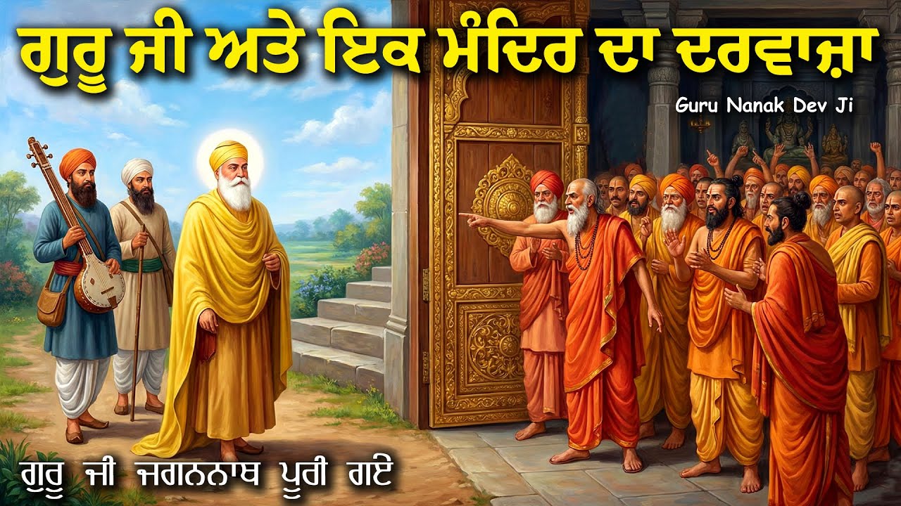 ਗੁਰੂ ਜੀ ਅਤੇ ਇਕ ਮੰਦਿਰ ਦਾ ਦਰਵਾਜ਼ਾ | Guru Nanak Dev Ji Katha | United Panjab