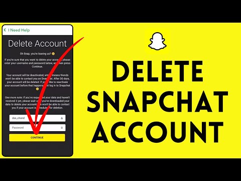 How to Delete Snapchat Account (2022) | Deactivate Snapchat Account