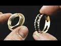 Turned Hex Nut Into BEAUTIFUL Ring in Under 2 Hours. Hand Tools Only