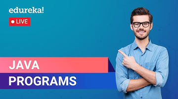 Java Practice Programs Basic & Advanced | Basic Java Programs | Java Program | Edureka | Java Live-1