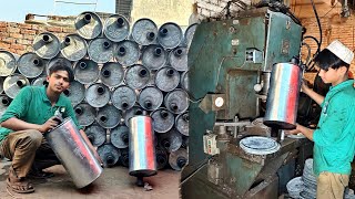 How YUTONG Bus Silencer Manufacturing Process-Manufacturing Of Bus Silencer With Metal Sheets|