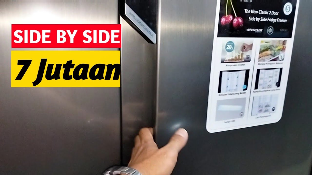 Review Kulkas 2 Pintu Side By Side Gea G2D 563R INOX