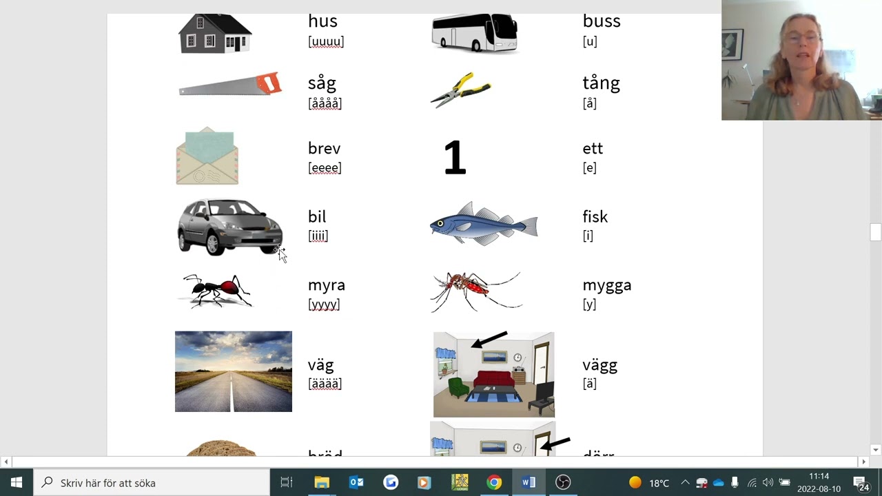 lång och kort vokal