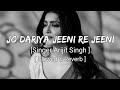 Jo Dariya Jeeni Re Jeeni | Slowed And Reverb | Arijit Singh Sad Song |