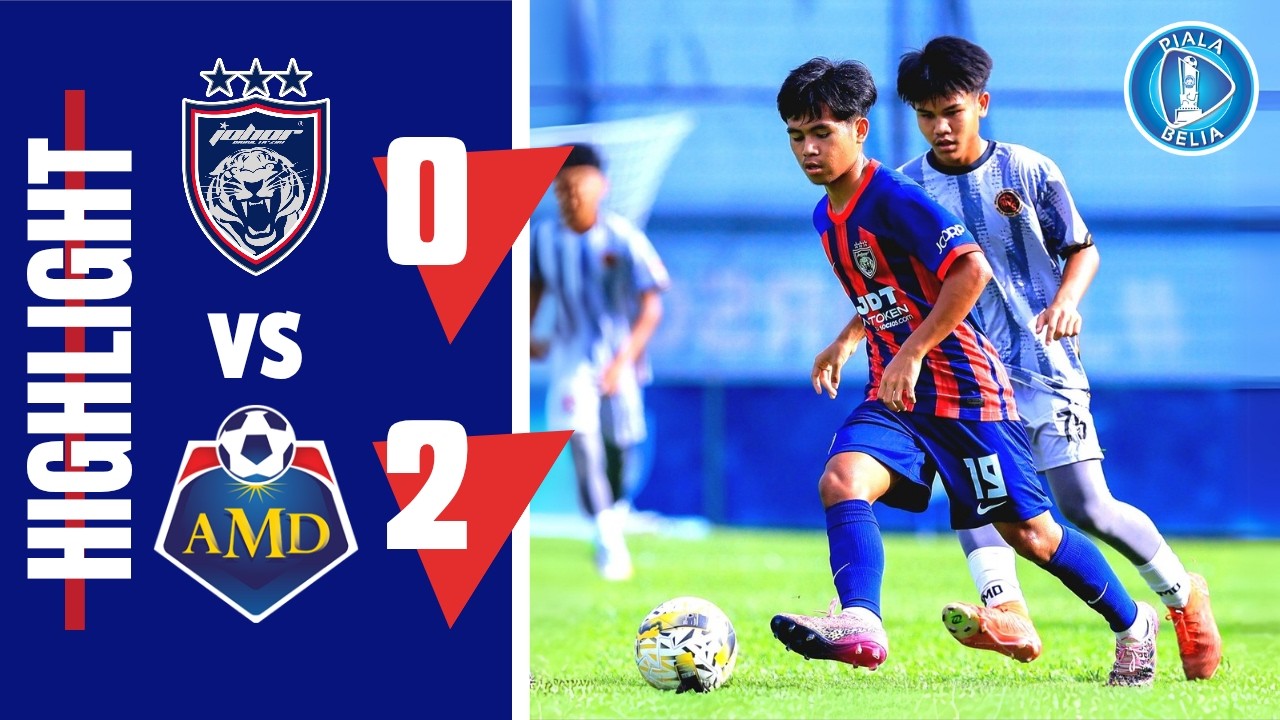 [4K] HIGHLIGHT JOHOR DARUL TA'ZIM V (U16) VS AKADEMI MOKHTAR DAHARI FUTURE (U17)