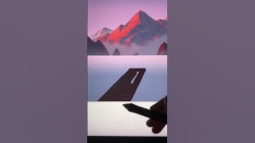 Create Fantasy Landscape Edits With a Random Color Palette #photoshop #shorts