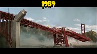 Evolution Of Golden Gate Bridge Destruction #shorts #evolution #goldengatebridge