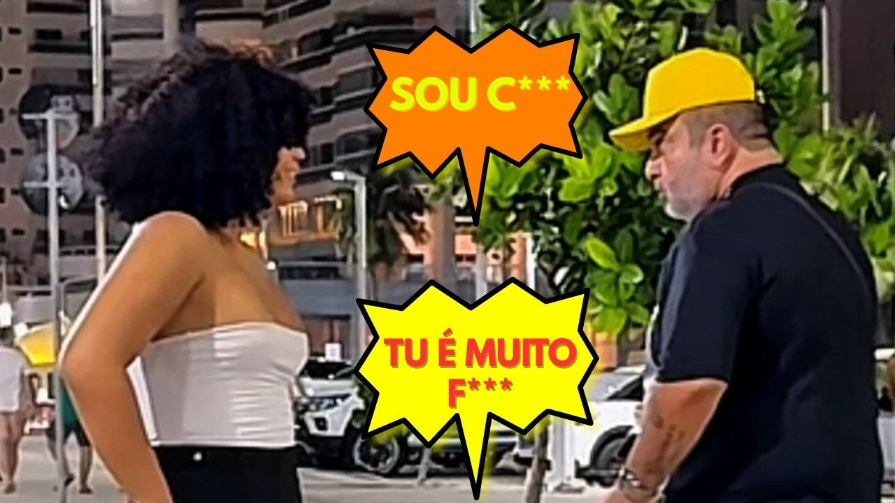 EU SOU C*** TU É MUITO F*** VEJA O FINAL KKKKKK #pegadinha #virais #comedy