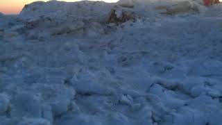 Delaware Bay Ice to the Cape May Point Cement Ship