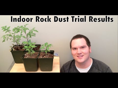 Rock Dust Indoor Trial 2014 Results Alberta Urban Garden Youtube
