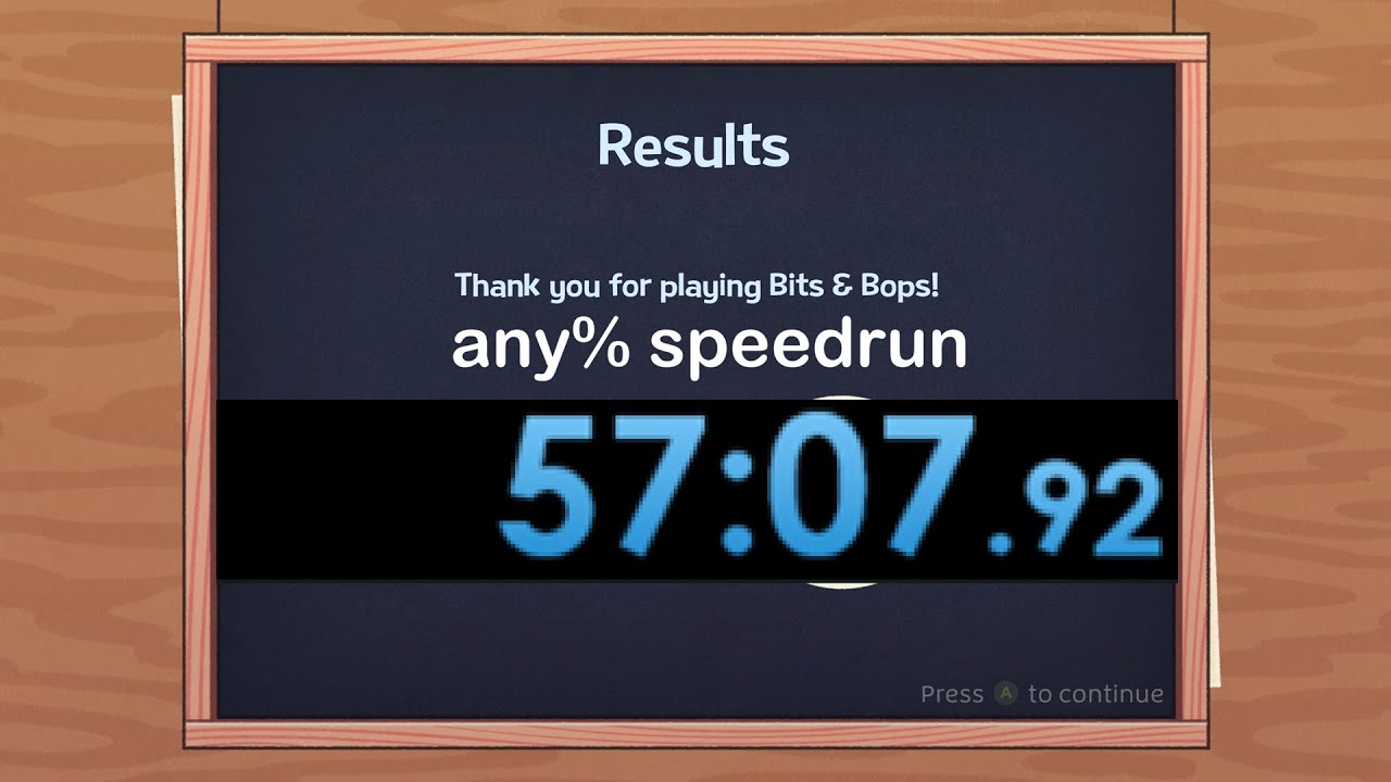 Bits & Bops Any% Speedrun (