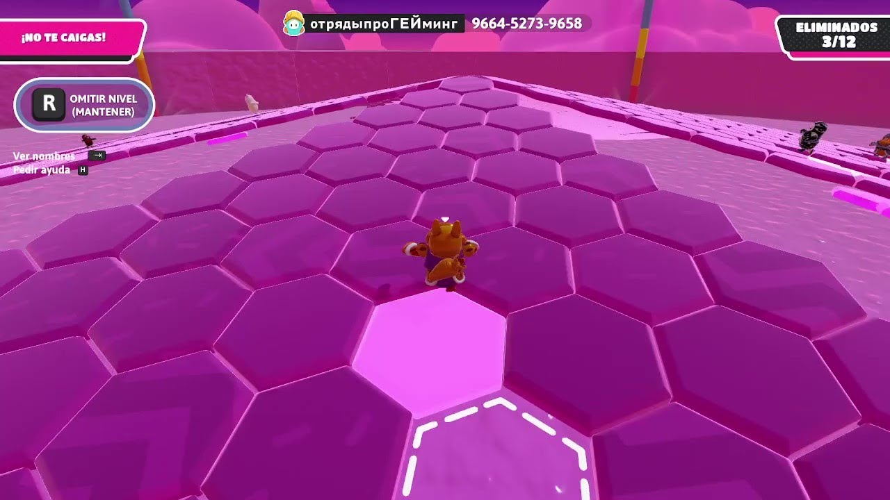 ROUND RESPAWNING HEX RISING SLIME 40, 9664 5273 9658, Fall Guys, PC 2024 07