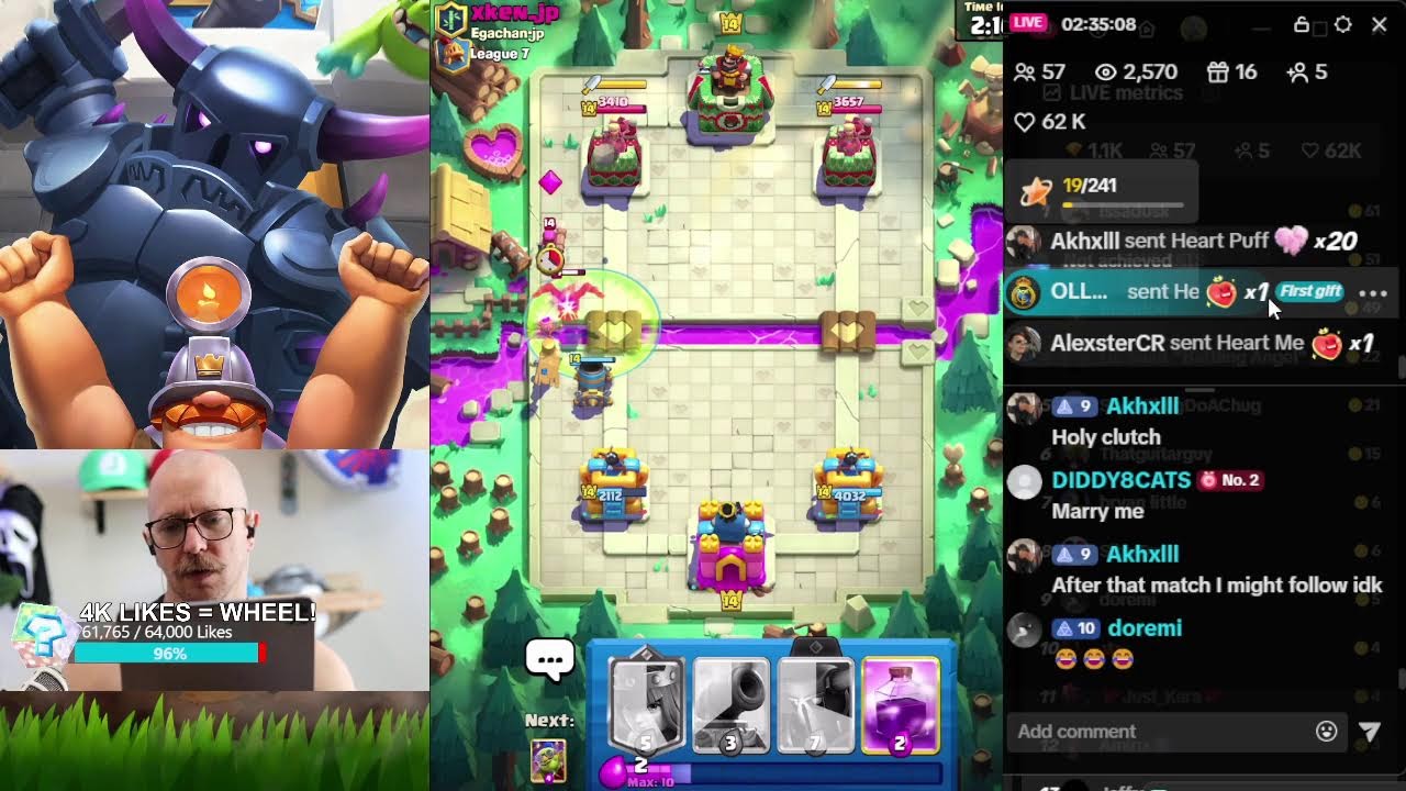 👑 new 3 CROWN DECK in Royale! - YouTube