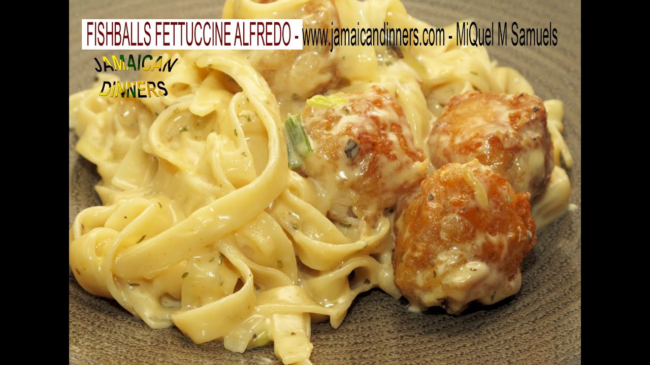 FISH-BALLS FETTUCCINE ALFREDO: Evaporated Milk Coconut Oil Substitutes