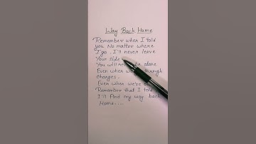 Thumbnail of Way back home - Shaun 💜💙 #englishlyrics #shortsvideo #love #englishsongs