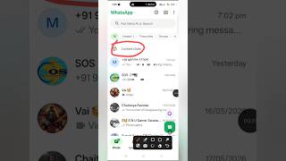 WhatsApp Me Lock Chat Hide Kaise Kare 🔒#shortfeed