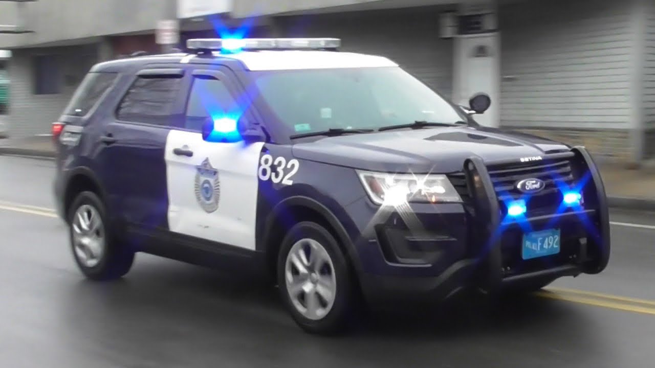 Brockton, MA Police Department Car 832 Responding YouTube