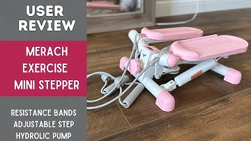 Small but Mighty! Step Up your Fitness! MERACH Mini Stepper Review & Workout