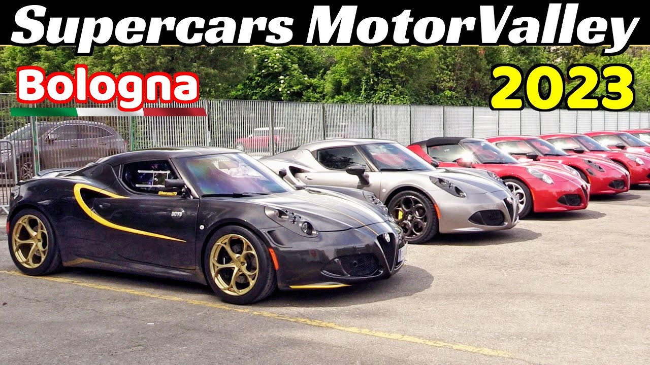 Raduno Supercars Motor Valley Fest 2023 - Bologna Parte 1 - Lamborghini, Ferrari, Alfa Romeo & More!