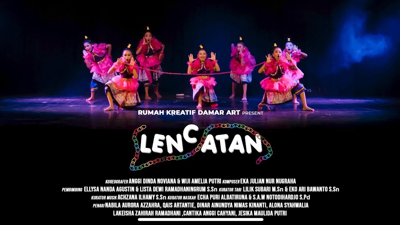 TARI LENCATAN - DAMAR ART (Official Musik dan Video) TARI ANAK