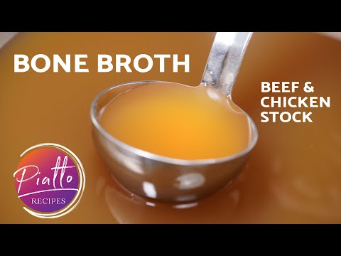 BONE BROTH | Beef and Chicken Stock for Tortellini and More!
