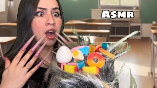 Asmr - Obcecada Pelo Cabelo Da Amiga E Comendo Os Doces No Cabelo Na Imaginação