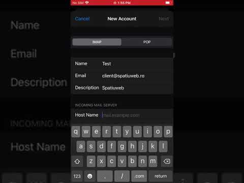 Video: Cum se configurează e-mailul pe iPhone: 6 pași Video: Cum se configurează e-mailul pe iPhone: 6 pași