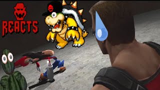 CoolBowser Reacts To Mario Does Pranks 2 + SMG4: The Watermelon Man