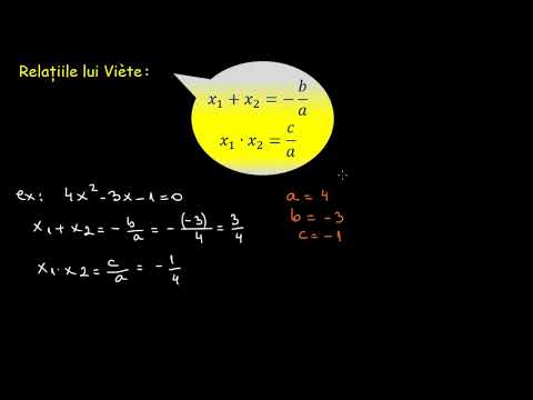 Video: Cum Să Demonstrezi Teorema Lui Vieta