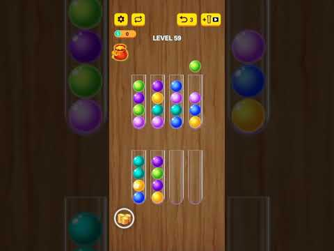 Ball Sort Puzzle 2021 level 59 gameplay walkthrough