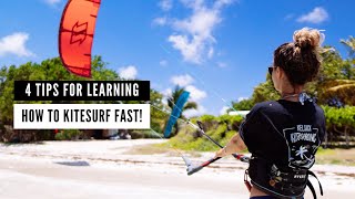 4 Tips For Learning How To Kitesurf FAST!