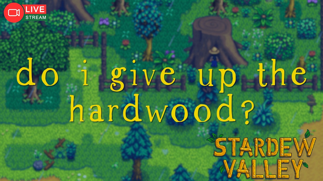 the giant stump quest & then some more! | first farm | year two | stardew valley | live