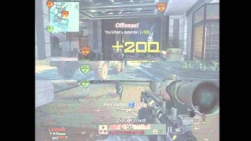 Mw3 Amazing Throwing Knife and Quick Scope Montage!!!!