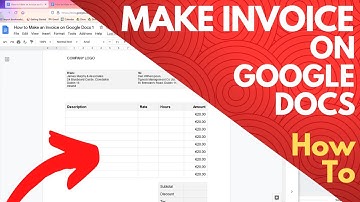 How to Make an Invoice Template on Google Docs for Free