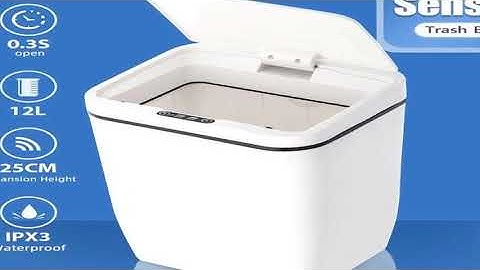Automatic Touchless Intelligent induction Motion Sensor Kitchen Trash Can Wide Opening Sen
