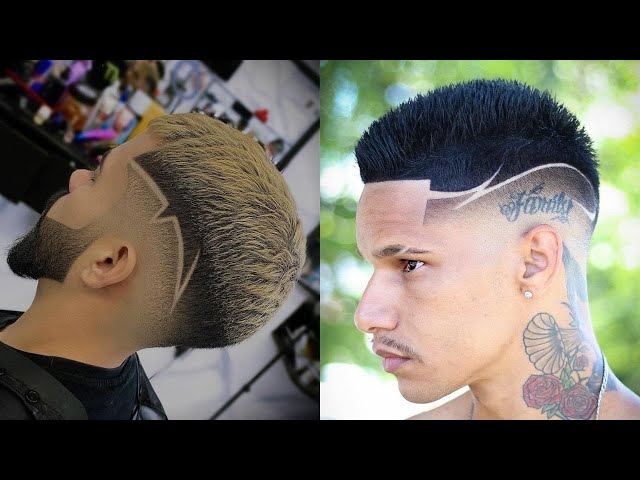 Risco No Cabelo Masculino: 15 Riscos Laterais Para Inspirar » Grupo Folha  12 - Suzano TV