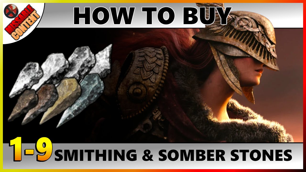 How To Buy Smithing Stones & Somber Smithing Stones 1-9 | ELDEN RING