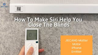 JIECANG Matter Motor | How To Make Siri Help You Control The Blinds screenshot 4