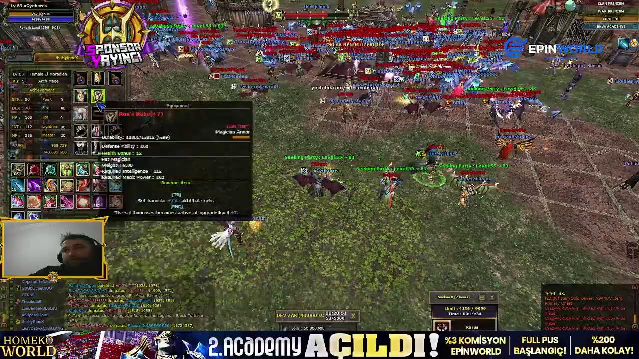 🏆HomekoWorld🏆3.Ayında Yeni Academy Binlerce Oyuncuyla Açıldı! | %200 Kolay! | Full PUS Hediye! | #