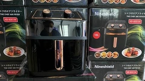 Nồi chiên không dầu nineshield 10L ( Kb-8001M)
