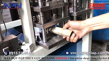 Kiểu khuôn và cách cắt hộp mỏng bằng máy đột dập Ermak _Y | NPN || LH: 0913124096