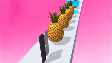 Slicer Runner ! Relaxing sounds! Satisfying Video