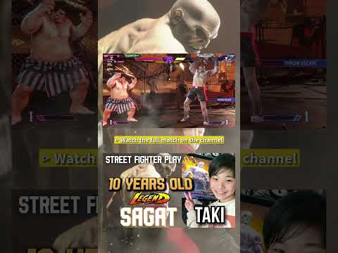 SF6 | Taki ▷ The 10-Year-Old LEGEND Sagat | Prodigy Playing Street Fighter 6 Ranked #streetfighter6