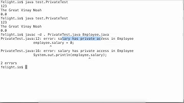 [Core Java] Private Access Modifier in Java