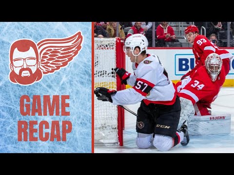 Mulleting Over Hockeytown: The Red Wings settle for a point in OT loss to Ottawa