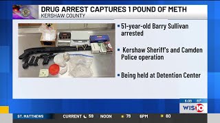 Kershaw County man accused of trafficking nearly one pound of meth